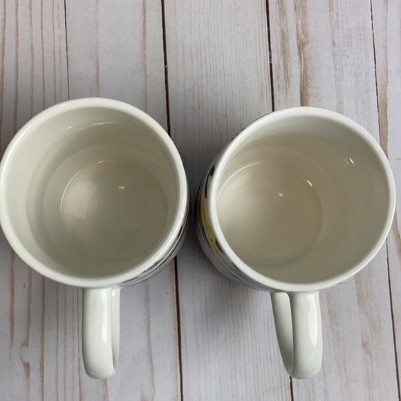 Starbucks Sakura Cherry Blossom Banded 12oz Mug Set of 2 Rare Collectible Floral - Picture 8 of 16